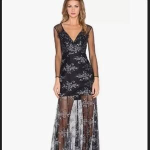 Lovers + Friends Revolve Mystic Lace Cocktail wedding guest shear beautiful